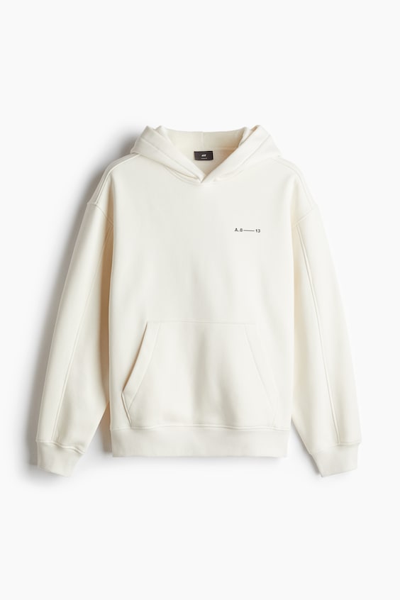 HM Bedruckter Hoodie in Oversized Fit im Angebot