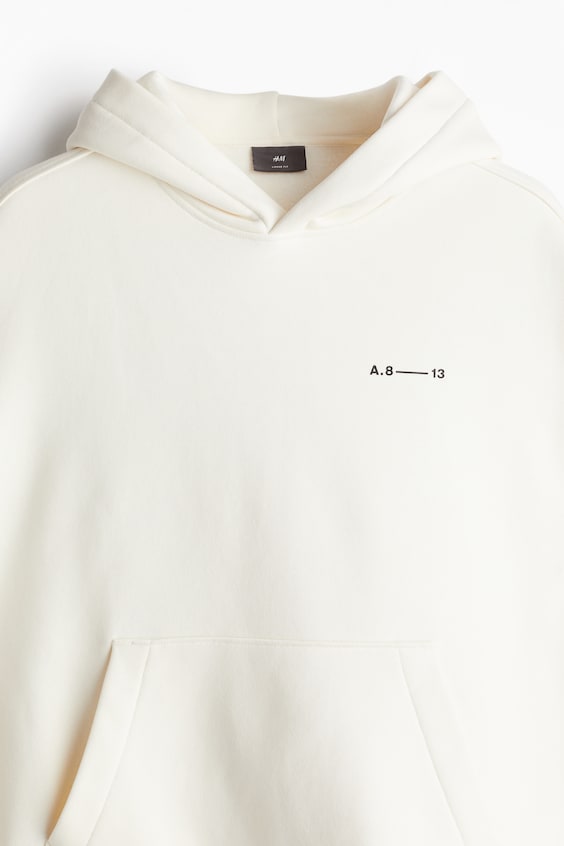 HM Bedruckter Hoodie in Oversized Fit im Angebot