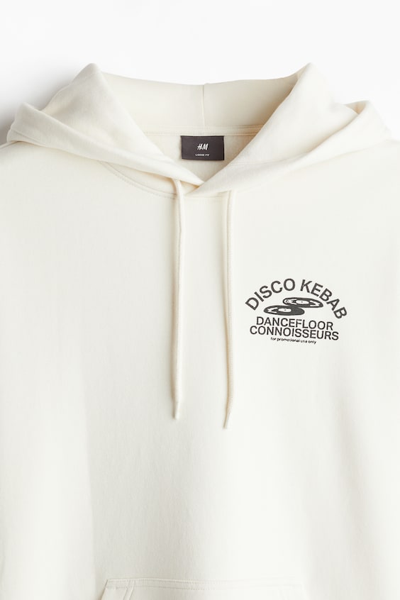 HM Bedruckter Hoodie in Oversized Fit Günstig kaufen