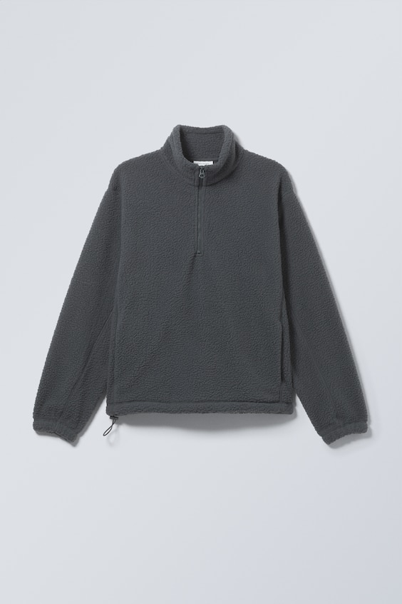 HM Fleece-Pullover mit Half-Zip Versandkostenfrei