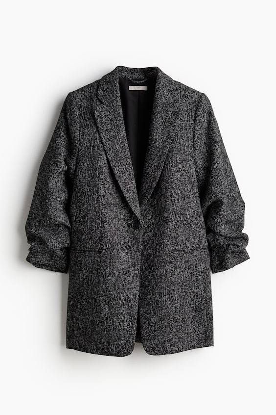 HM Blazer mit gerafften Ärmeln Weihnachtsangebot