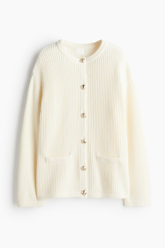 HM Cardigan in Rippstrick Top Angebot