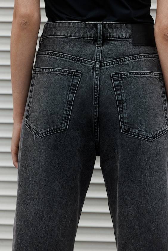 HM Wide High Jeans Online Outlet