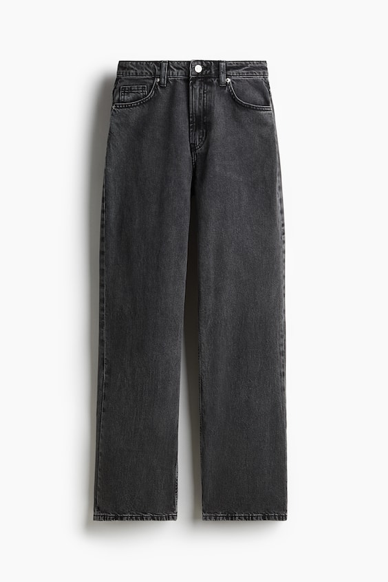 HM Wide High Jeans Online Outlet