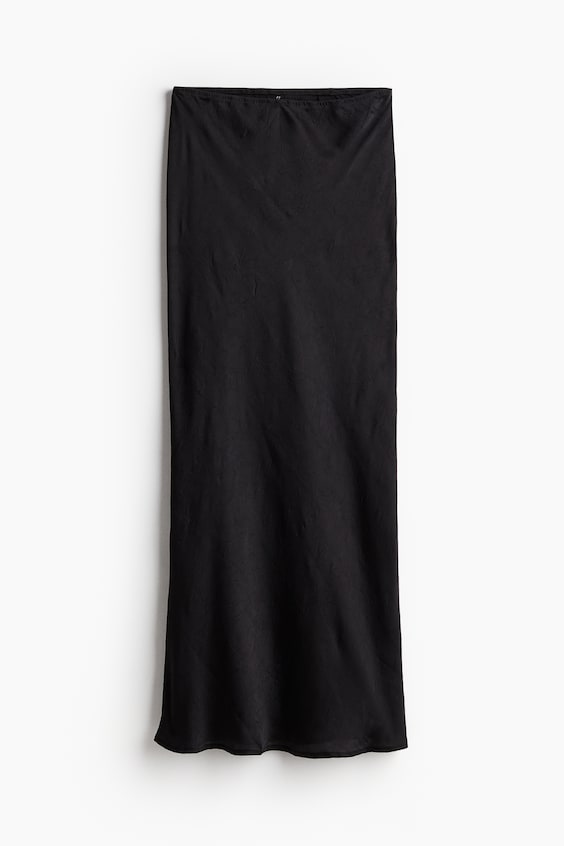 HM Maxirock aus gecrinkeltem Satin Saisonale Angebote