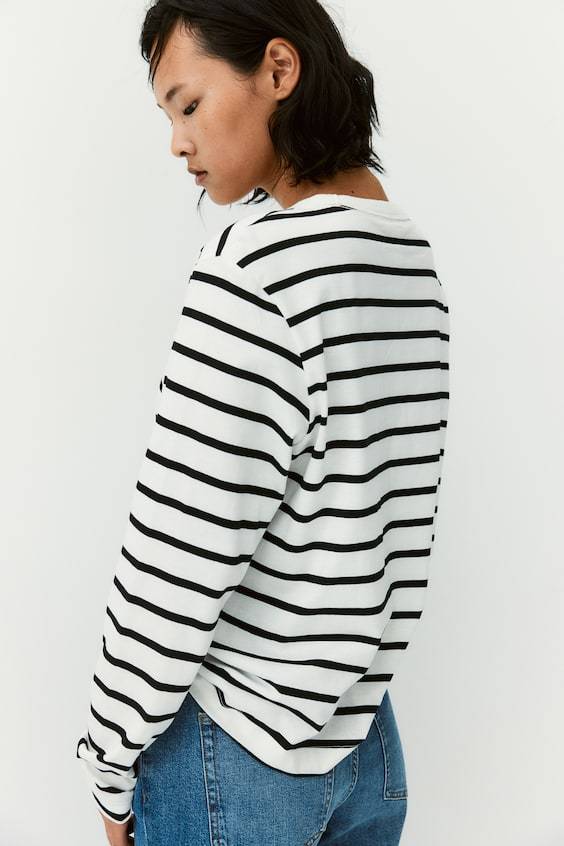 HM Shirt aus Baumwolljersey Sonderangebote