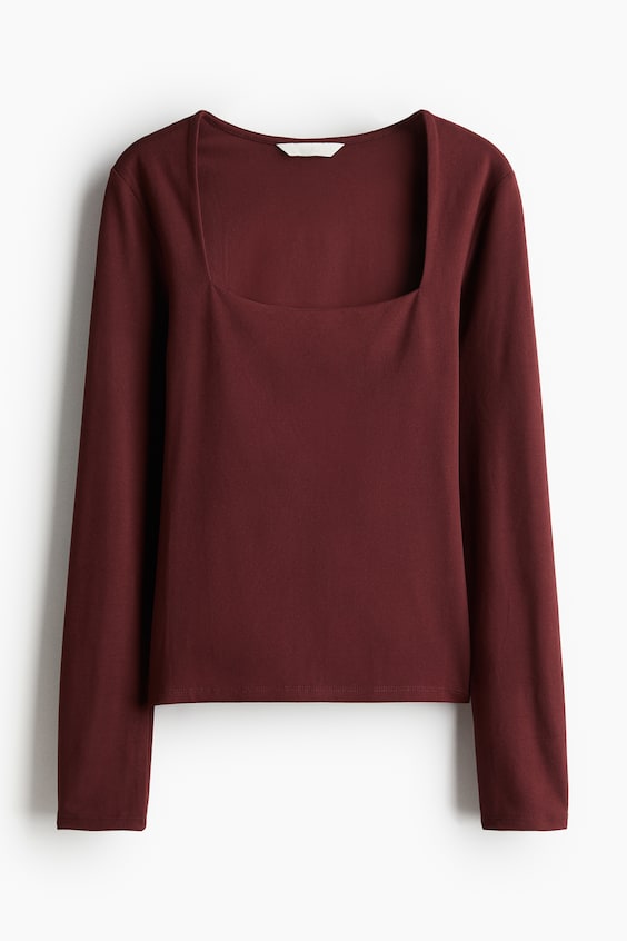 HM Langarmshirt aus Jersey Tiefpreis