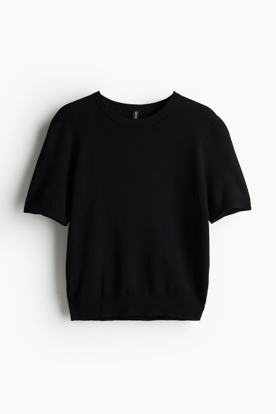 HM T-Shirt aus Feinstrick Letzter Tag