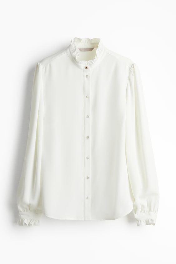 HM Bluse mit Volants Clearance-Verkauf