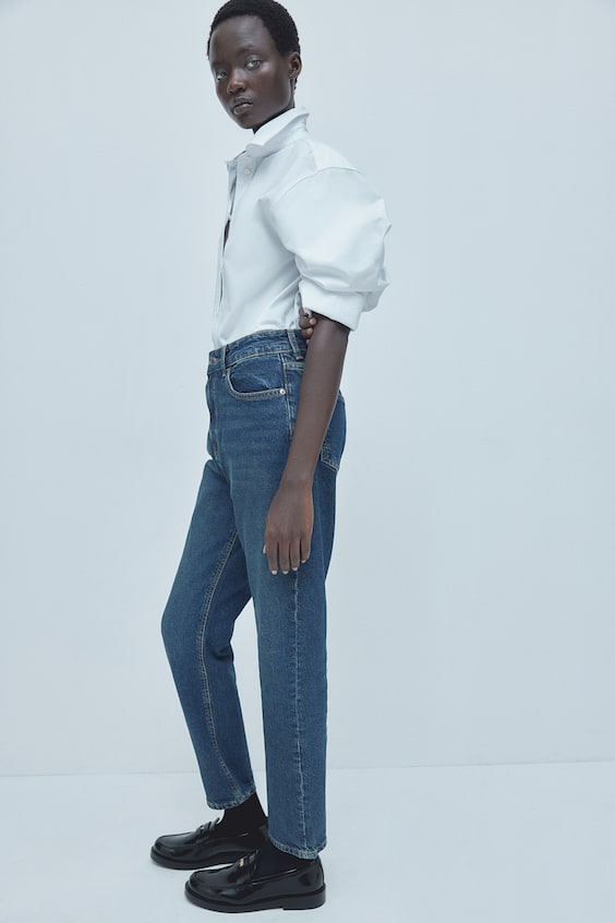 HM Slim Mom High Ankle Jeans Speichern exportieren