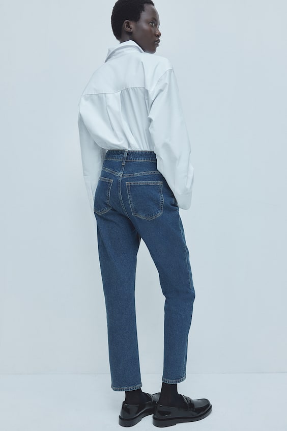 HM Slim Mom High Ankle Jeans Speichern exportieren