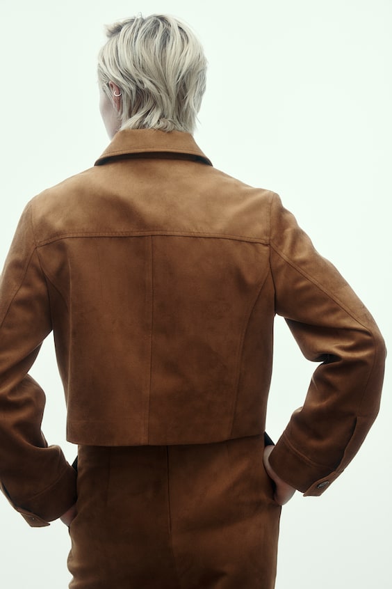 HM Jacke aus einem angerauten Stoff Rabatte dieses Monats