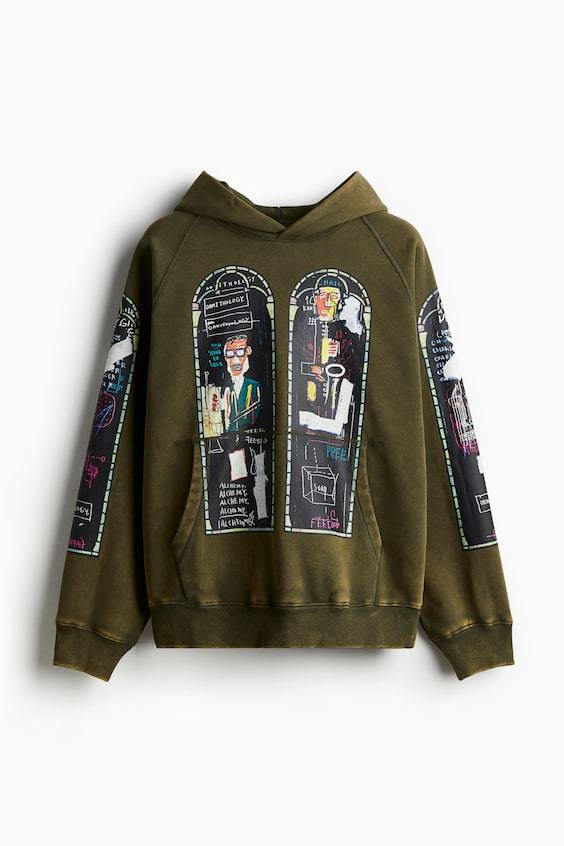 HM Baumwoll-Hoodie in Oversized Fit Kostenloser Versand