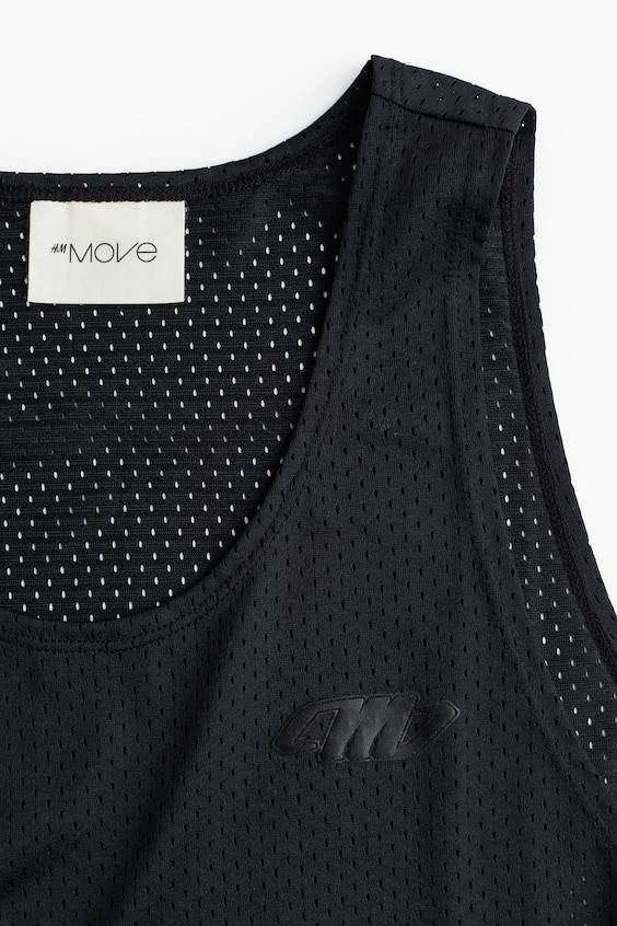 HM Oversized Fit Printed sports vest top in DryMove™ Versandkostenfrei
