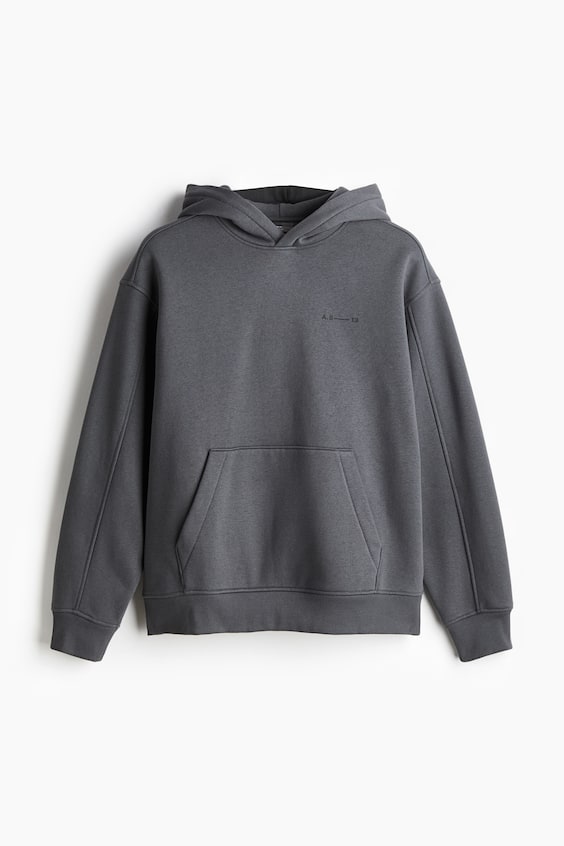 HM Bedruckter Hoodie in Oversized Fit Saisonschlussverkauf