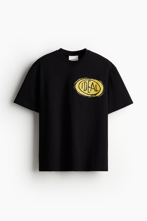 HM Baumwoll-T-Shirt in Relaxed Fit Valentinstagsangebot
