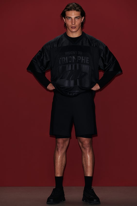 HM Loose Fit Printed sports top in DryMove™ Große Rabatte