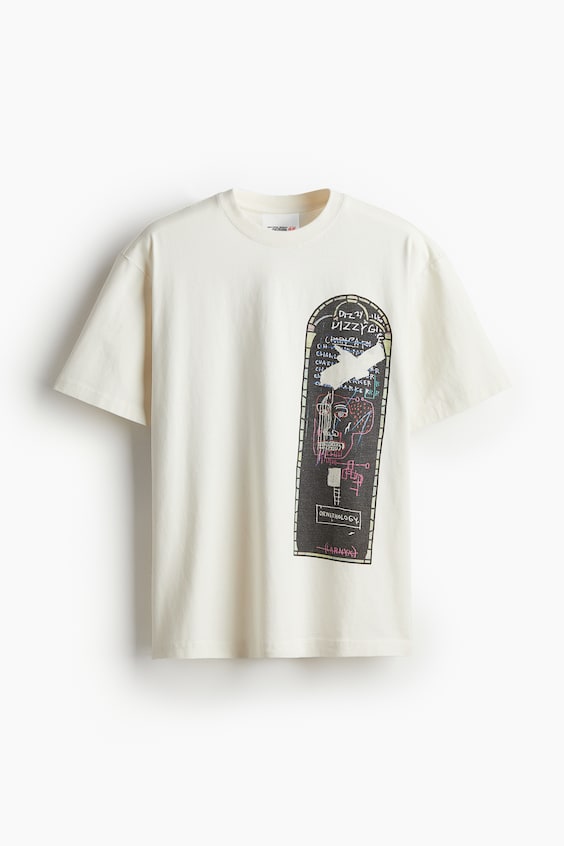 HM Baumwoll-T-Shirt in Relaxed Fit Neuheiten