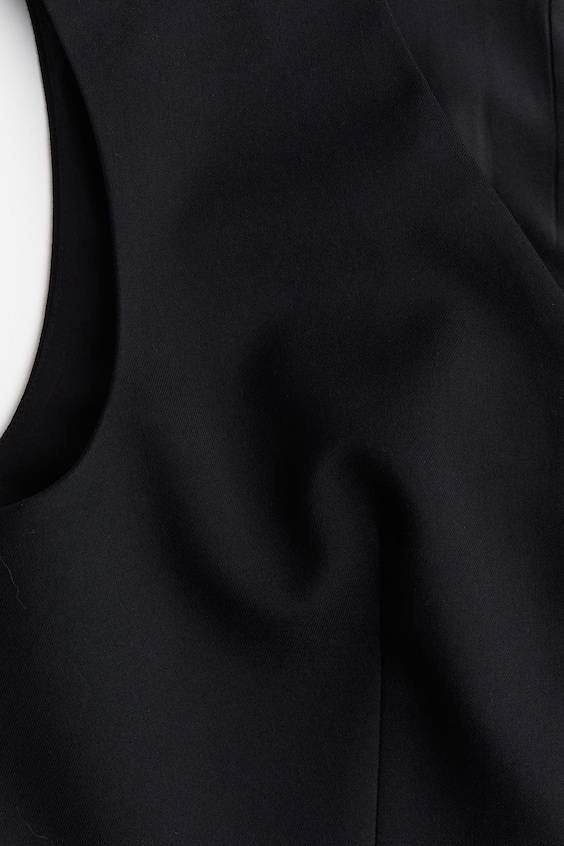 HM Anzugweste aus Twill Riesige Rabatte