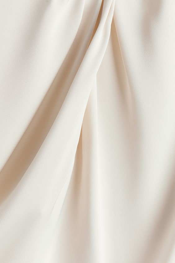 HM Satinbluse mit Faltendetail Kostenloser Versand international