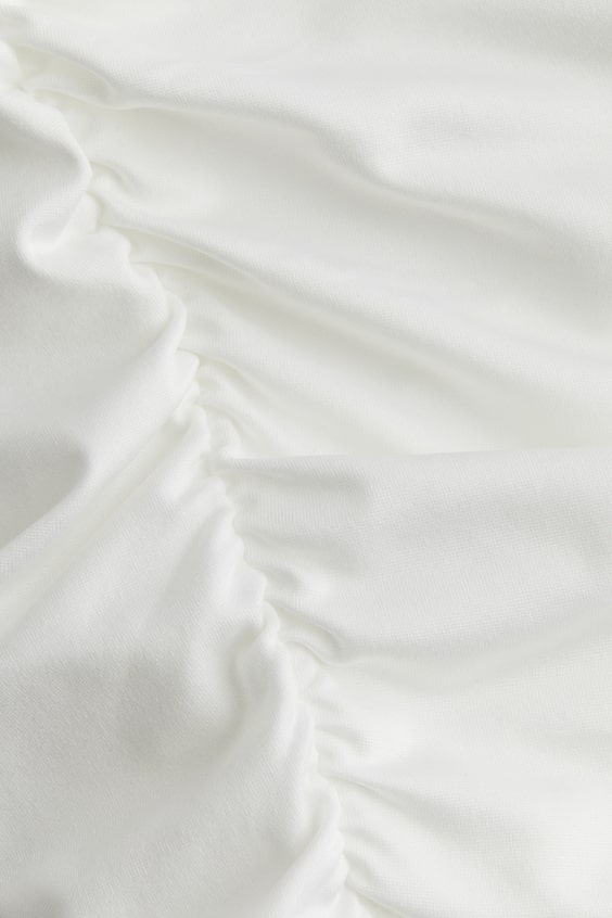 HM Schulterfreier Body mit Raffungen Verkauf