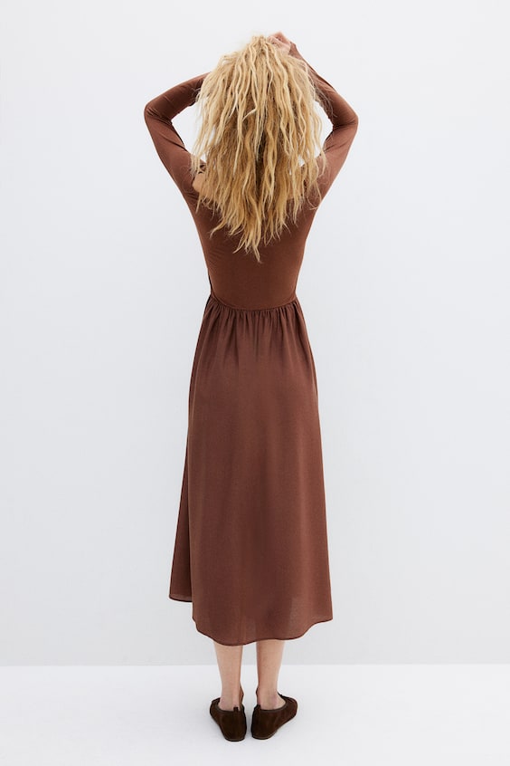HM Off-Shoulder-Kleid Begrenztes Angebot