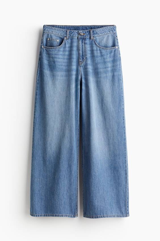 HM Baggy Wide Low Jeans Preisnachlass