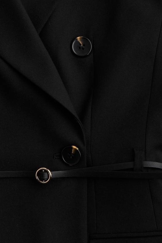 HM Blazerkleid mit Gürtel Kostenlose Rückgabe