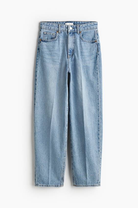 HM Schmal zulaufende Jeans Bügelfalten Zeitbegrenzte Promotion