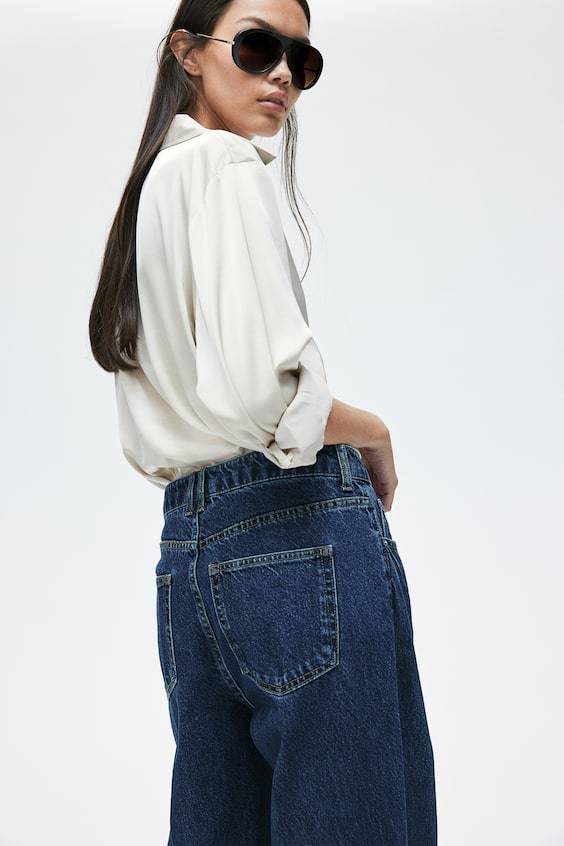 HM Schmal zulaufende Jeans Bügelfalten Bis zu 55% Rabatt