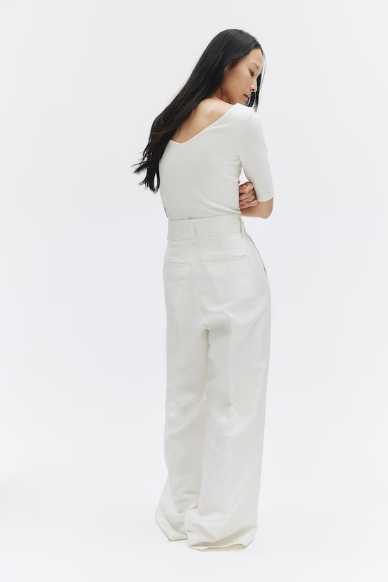 HM V-neck jersey top Kostenloser Versand international