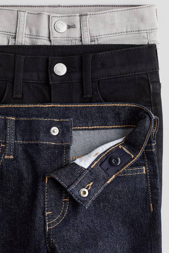 HM 3er-Pack Comfort Stretch Slim Fit Jeans Hotsell