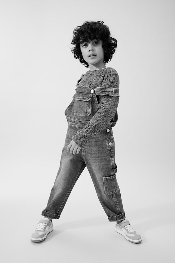 HM Latzhose aus Denim Günstig kaufen