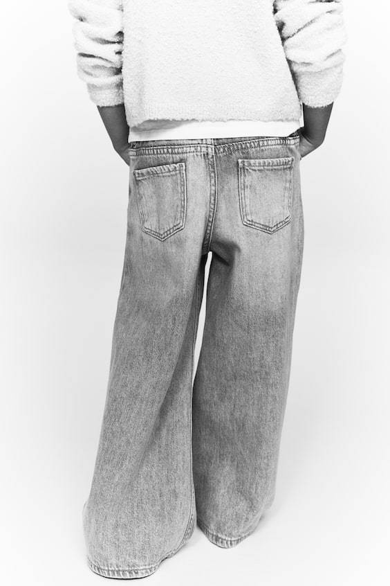HM Denimhose mit Kordelzugdetail Großer Ausverkauf