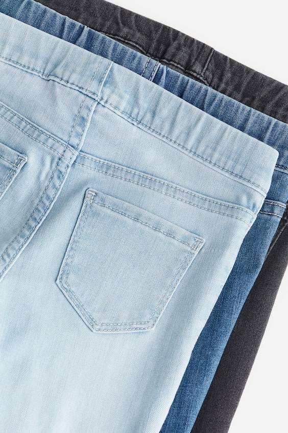 HM 3er-Pack Denimjeggings Zeitlich begrenztes Angebot