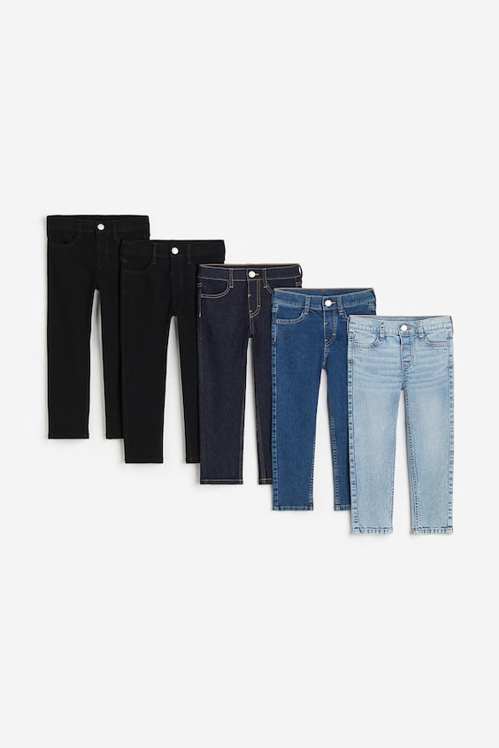 HM 5er-Pack Slim Fit Jeans Exklusive Angebote
