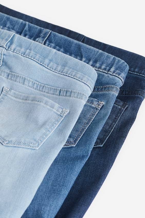 HM 3er-Pack Denimjeggings Begrenzte Freigabe