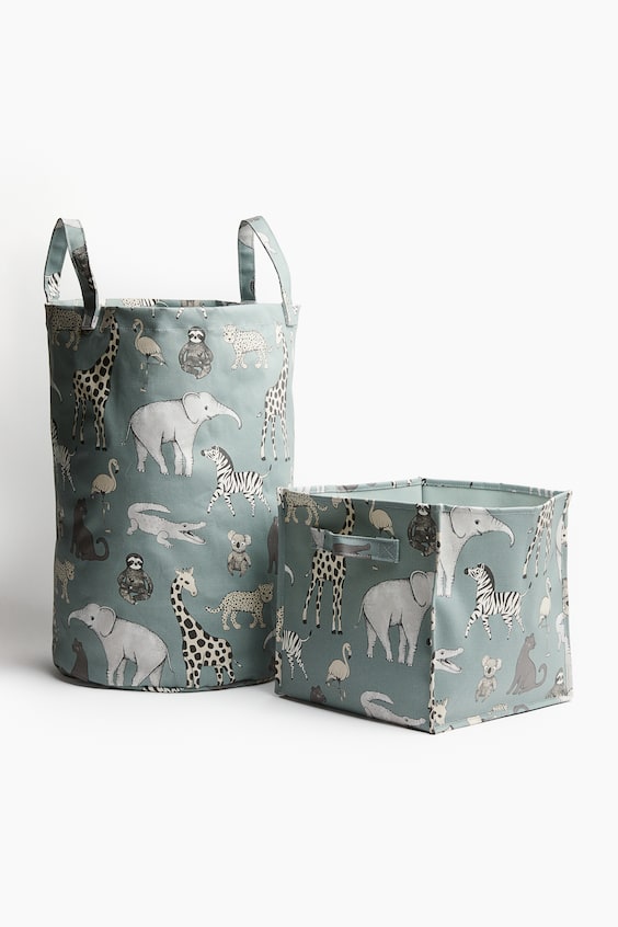 HM Aufbewahrungskorb mit Print Online Outlet