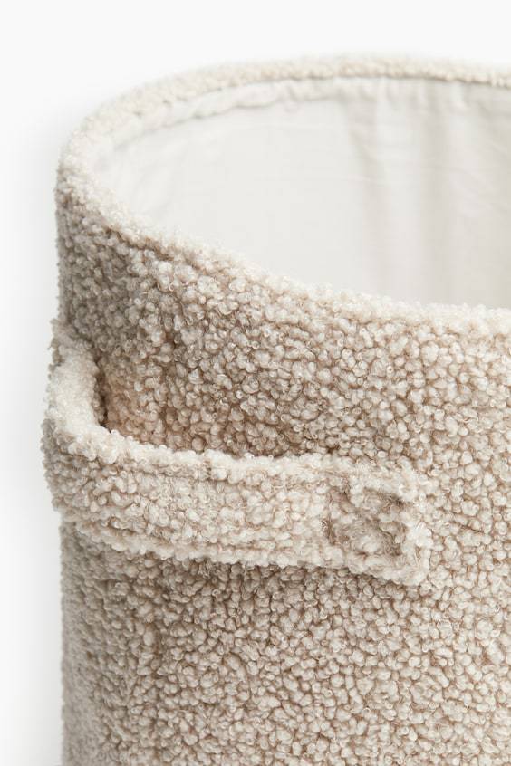 HM Aufbewahrungskorb aus Teddyfleece Clearance-Verkauf