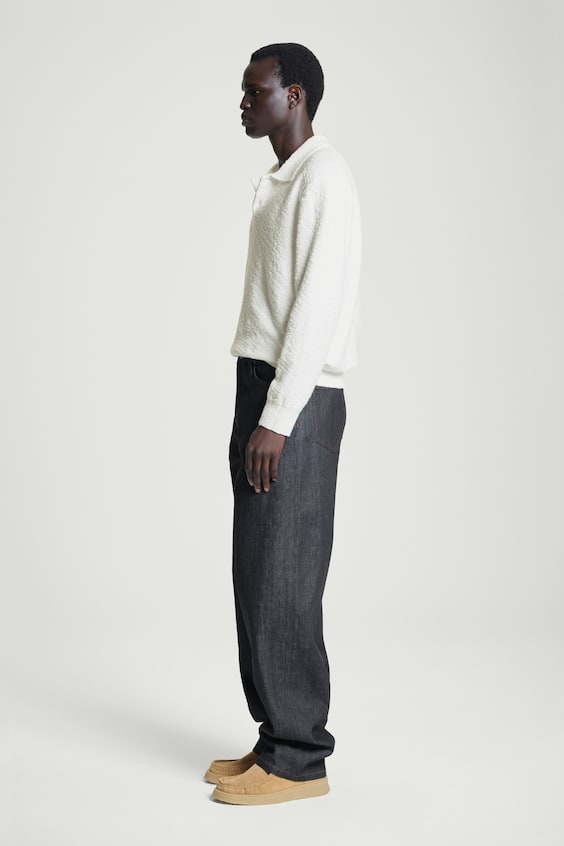 HM LANGÄRMLIGES BOUCLÉ-POLOSHIRT Bis zu 55% Rabatt