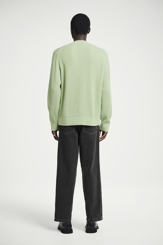 HM BAUMWOLL-STRICKJACKE MIT ACID-WASCHUNG Hotsell