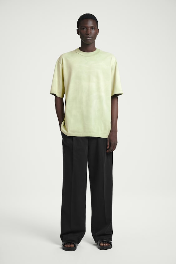 HM OVERSIZED-T-SHIRT MIT ACID-WASCHUNG Fabrikverkauf