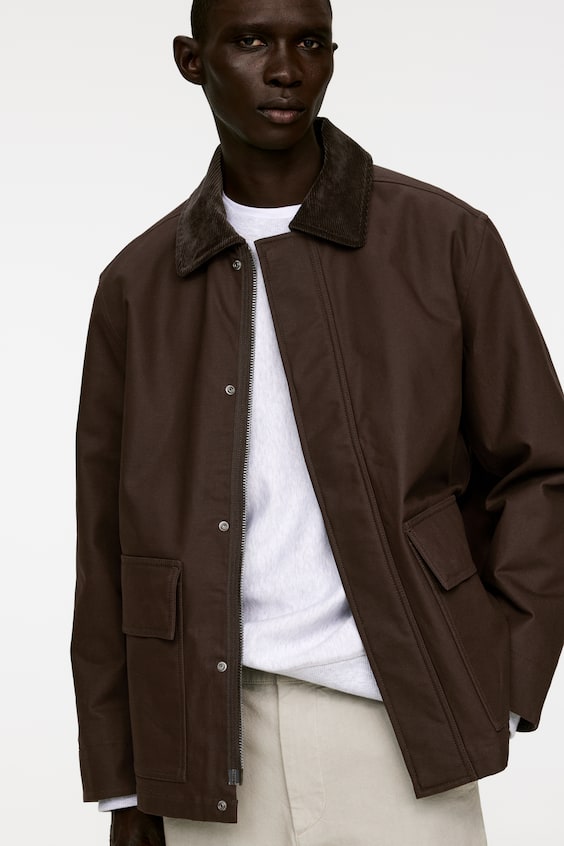 HM Jacke aus gewachster Baumwolle Fabrikpreis
