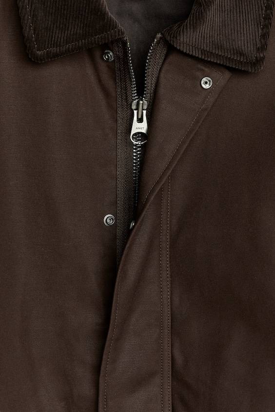HM Jacke aus gewachster Baumwolle Fabrikpreis