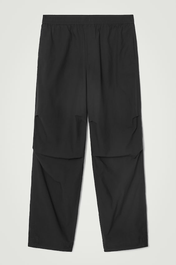 HM BAUMWOLLHOSE MIT WEITEM BEIN UND ELASTISCHEM BUND Rabatt