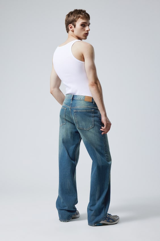 HM Lockere Jeans Sphere mit tief sitzendem Bund Günstig kaufen