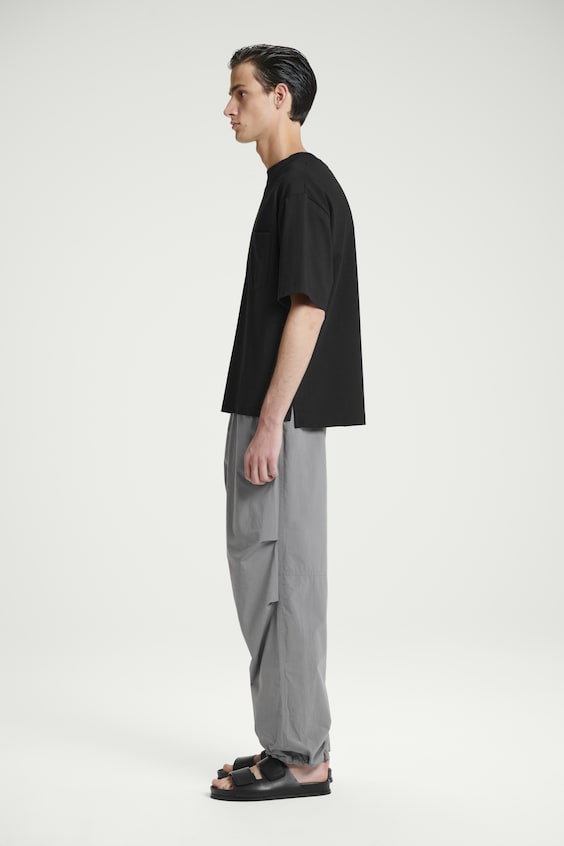 HM BAUMWOLLHOSE MIT WEITEM BEIN UND ELASTISCHEM BUND Cyber Monday