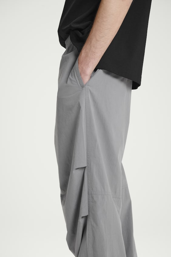 HM BAUMWOLLHOSE MIT WEITEM BEIN UND ELASTISCHEM BUND Cyber Monday