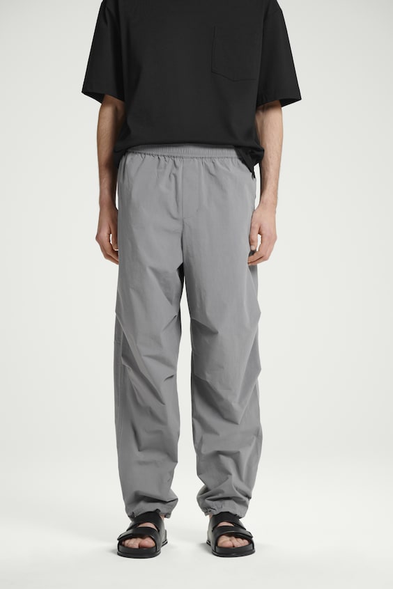 HM BAUMWOLLHOSE MIT WEITEM BEIN UND ELASTISCHEM BUND Cyber Monday