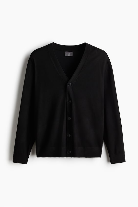 HM Feinstrick-Cardigan in Regular Fit Top Angebot